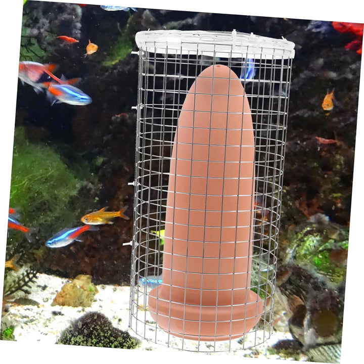 POPETPOP Ablaichkegel Diskus Skalar Laichkegel Aquarium Höhle Keramik Spachtelkegel Zuchtkegel Aquar