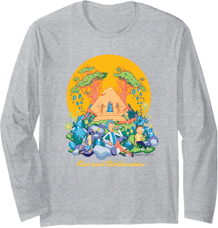 Rick and Morty Rest and Ricklaxation Langarmshirt