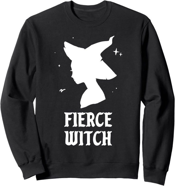Fierce-Hexe Funny Spooky Vibes Gotik Halloween Kostüm Sweatshirt