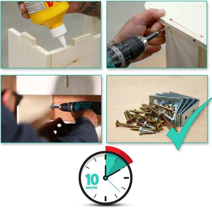 Vanify - Kompatibel mit Renault TRAFIC L2 2015+ Fahrzeugeinrichtung Fahrzeugregale, Fahrerseite hint