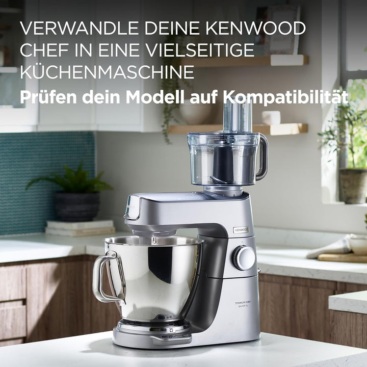 Kenwood KAH647PL Multi-Zerkleinerer (grob und fein, schneiden, raspeln, reiben, Küchenmaschinen-Zube