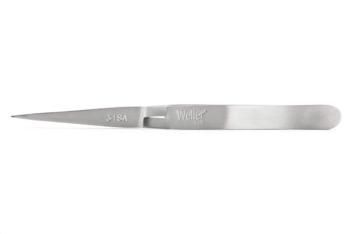 Weller Erem 31SA Reverse-Action-Pinzette Mit Stark Spitzen, Geraden, Sich Vrjüngenden Spitzen