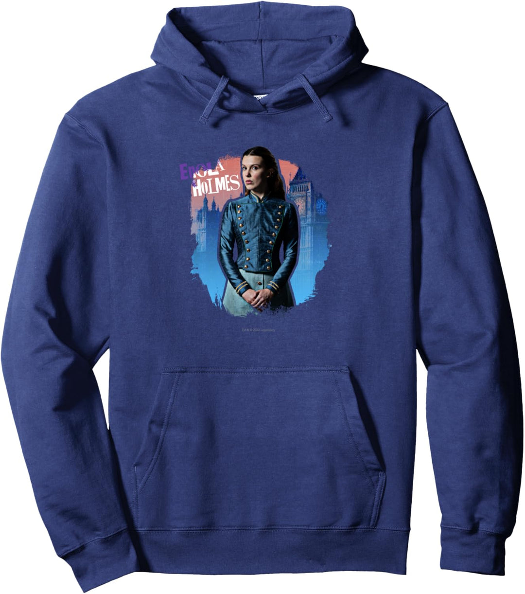 Enola Holmes – Enola (Millie Bobby Brown) in London Pullover Hoodie