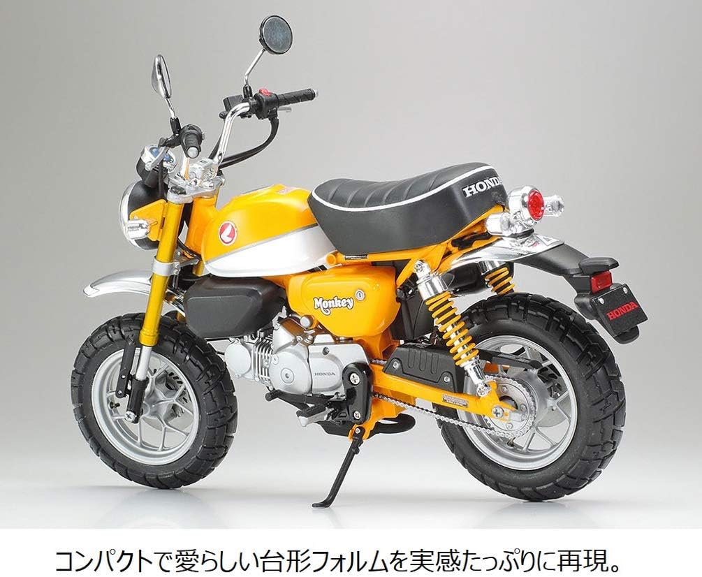 Tamiya 14134 300014134 Honda Fahrzeug 14134-1:12 Monkey 125, Modellbau, Plastik Bausatz, unlackiert