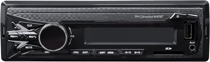 DAB MP3 Autoradio PNI Clementine 8480BT, 4x45w, 12 / 24V, 1 DIN, mit SD, USB, AUX, RCA, Bluetooth un