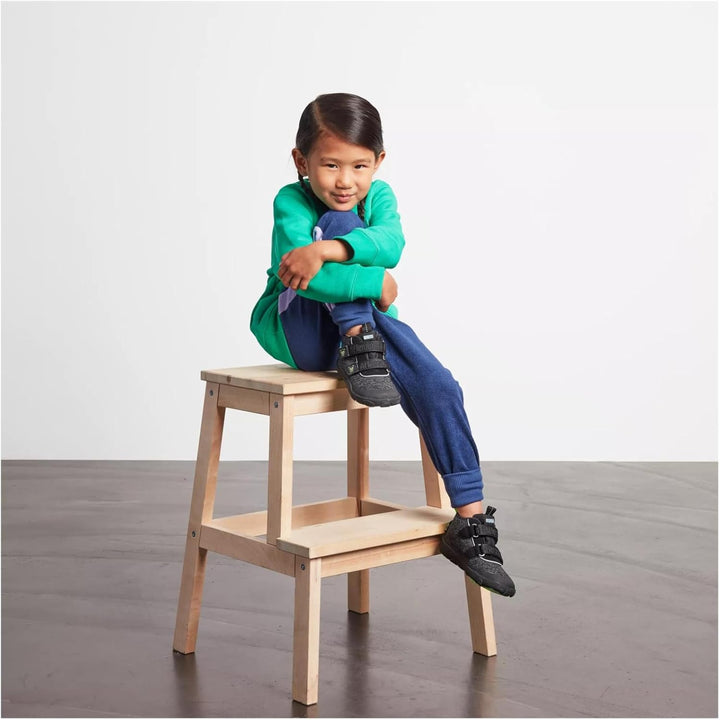 Affenzahn Übergangsschuh Knit Happy wasserdicht atmungsaktiv vegan mit Kaltfutter, Klettverschlüssen