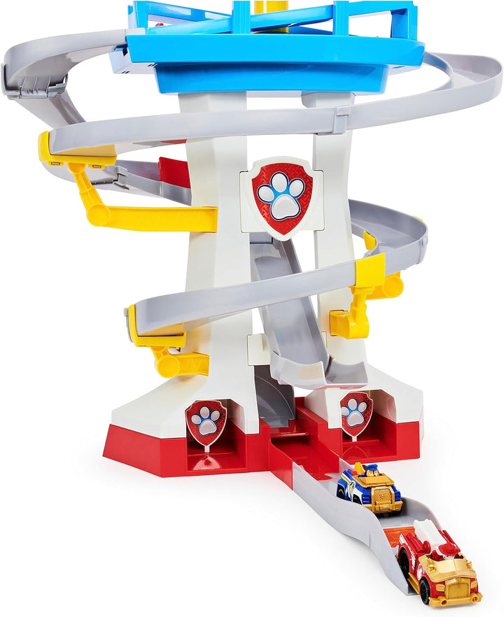 PAW Patrol True Metal Adventure Bay Spielset mit 2 Metallfahrzeugen im Massstab 1:55 Single, Single