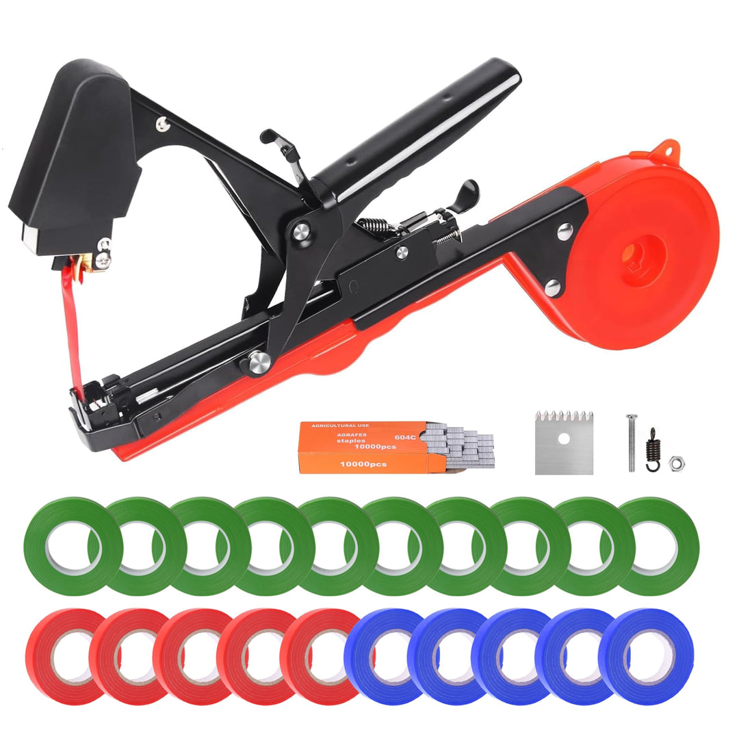 SWANSOFT Pflanzenbindemaschine, 45mm Bindezange für Pflanzen, Plant Tying Machine für Trauben Tomate