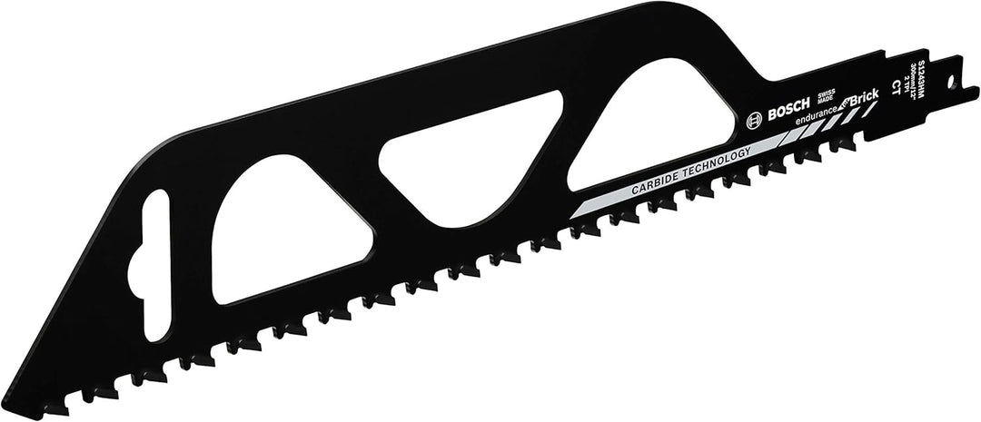 Bosch Professional Säbelsägeblatt S 1243 HM Endurance for Brick (für Baustein, 300 x 50 x 1,5 mm, Zu