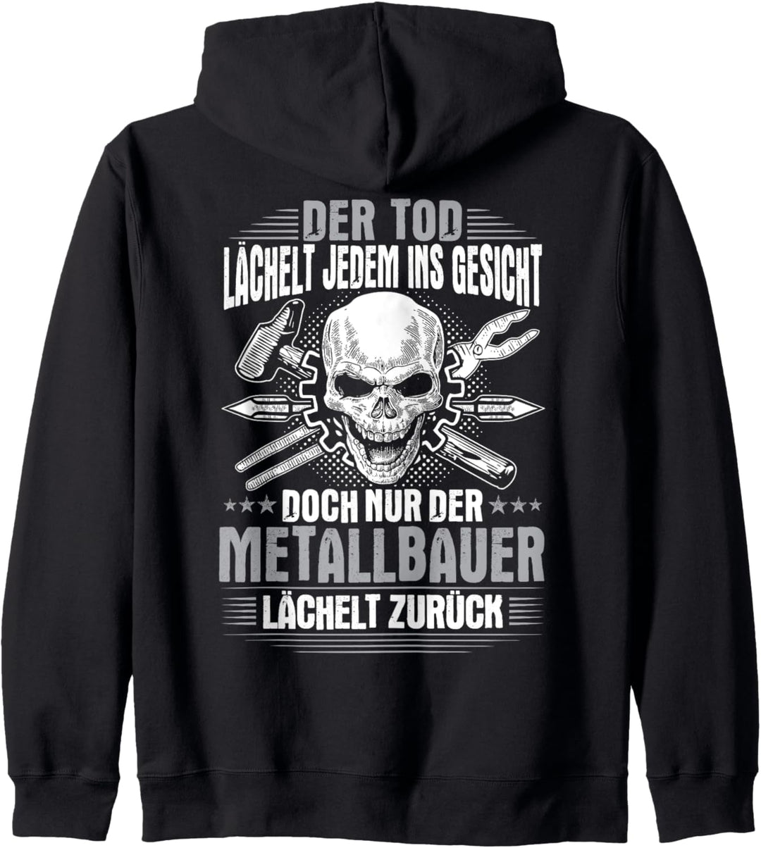 Lächeln Metallbauer Kapuzenjacke