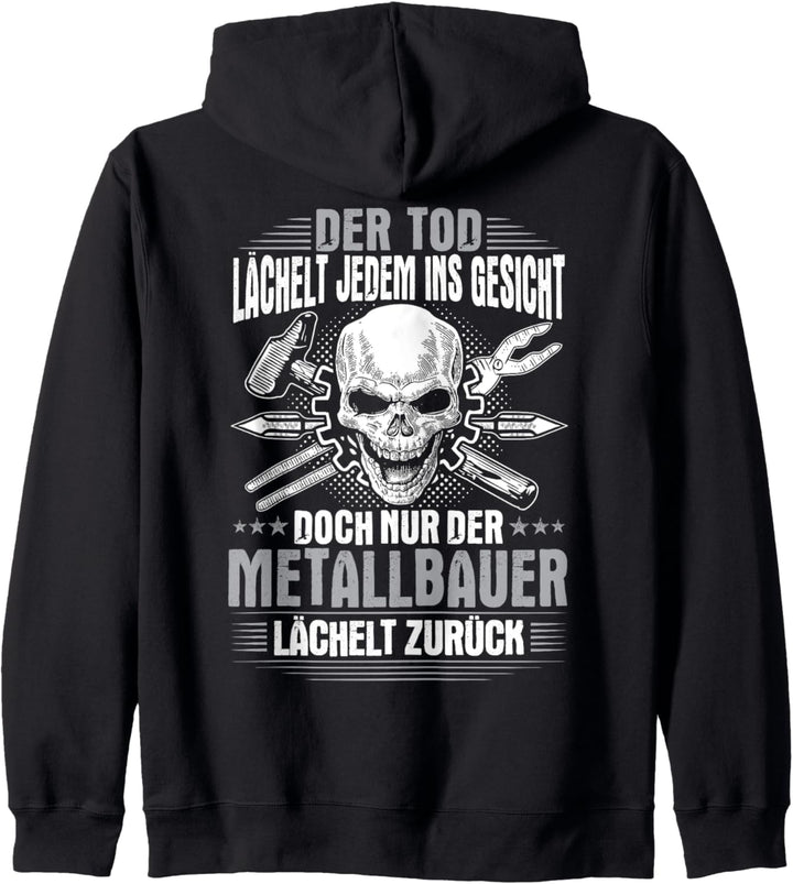 Lächeln Metallbauer Kapuzenjacke
