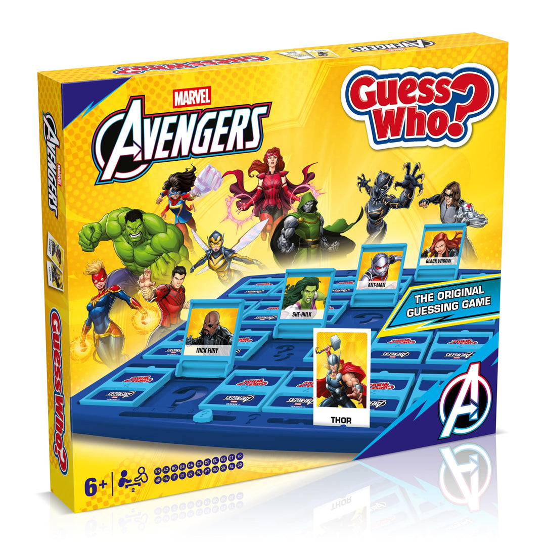 Winning Moves Wer ist es? Marvel Avengers Edition - Wer ist es Spiel Marvel Brettspiel für Kinder -