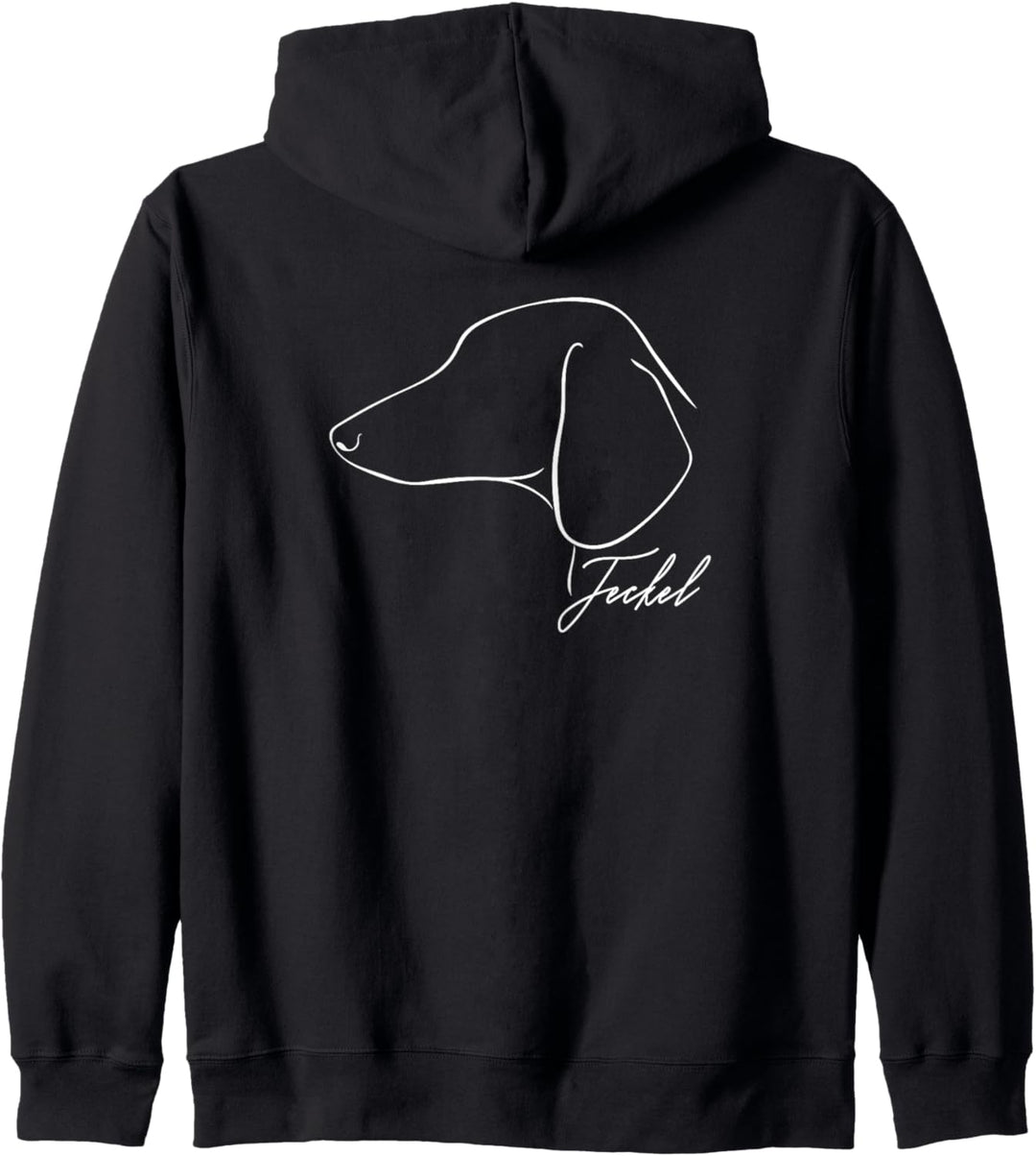 Teckel Profil Hunderasse Dackel Hund Hunde Kapuzenjacke