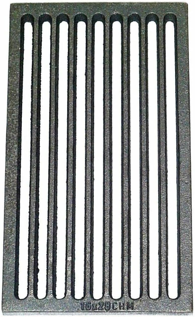 Kaminrost 16 x 28 cm Gussrost Ofenrost Ascherost Feuerrost für Kamin