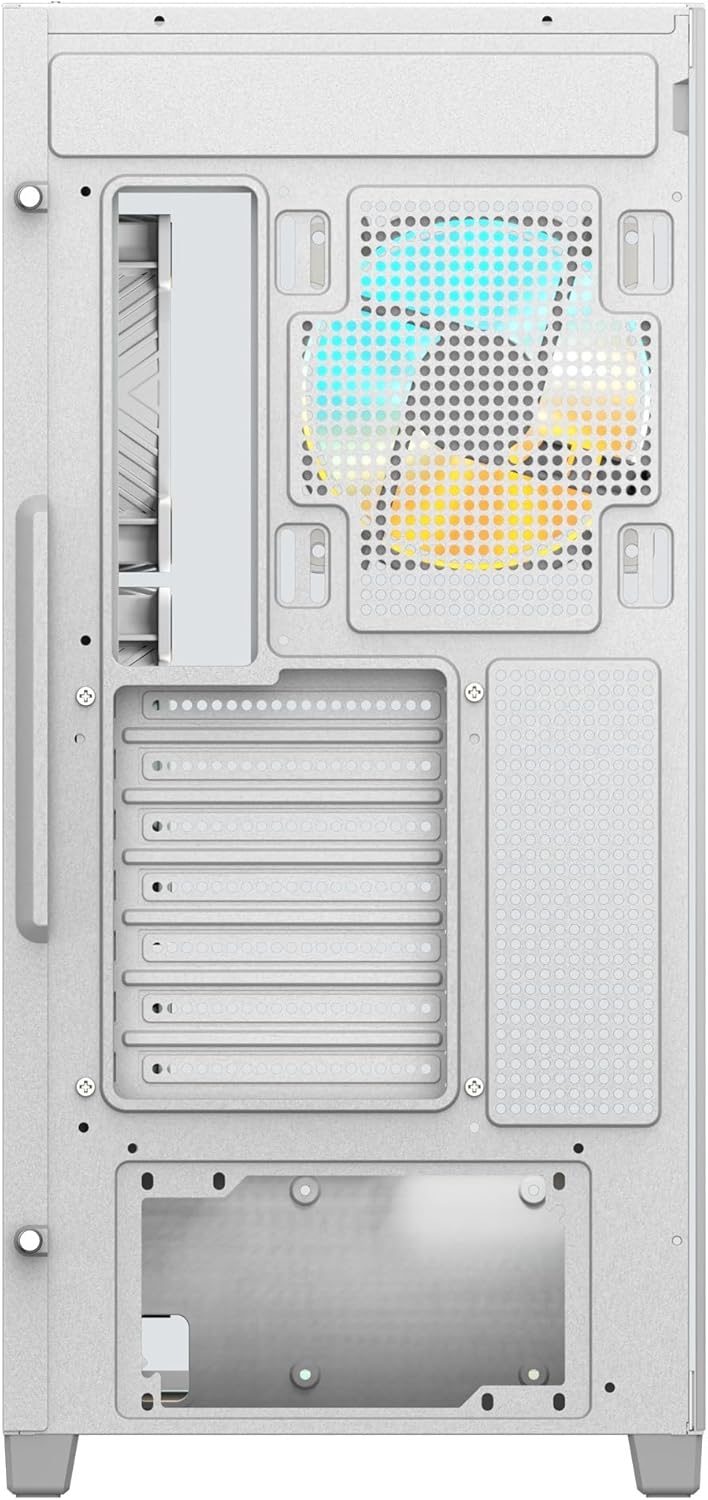 Gigabyte C500 Panoramic Stealth ATX Mid Tower gehärtetes Glas RGB Fusion PC-Gehäuse - Schwarz - GB-C