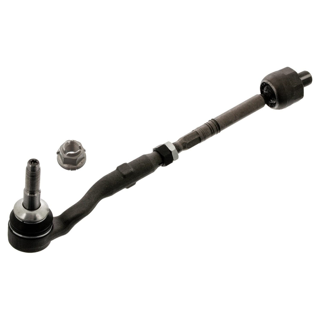 febi bilstein 39677 Spurstange mit Endstück und Sicherungsmutter , 1 Stück Vorderachse links, Vorder
