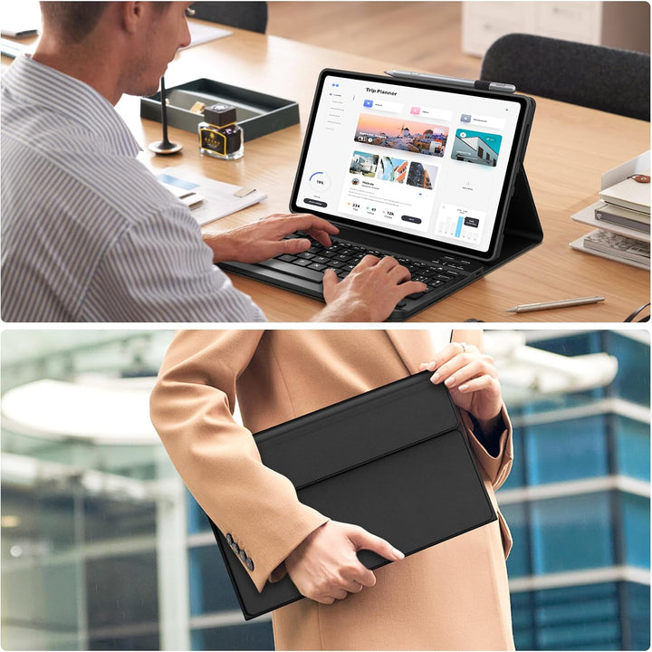 FOGARI Für Lenovo Idea Tab 2025 11/Tab M11 2024 11 Zoll Tastaturabdeckung | Abnehmbare Bluetooth-Tas