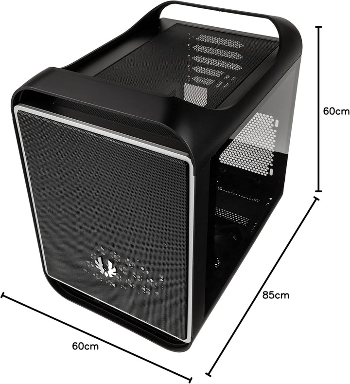BitFenix Prodigy M 2022 Pc Case, Micro ATX Gehäuse, Gaming Pc, Kompaktes Pc Gehäuse für Micro ATX un