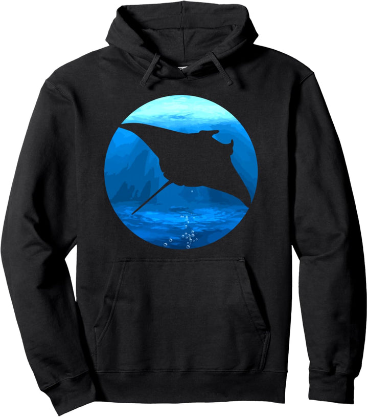 Manta Rochen Mantarochen Tauchen Taucher Geschenk Pullover Hoodie