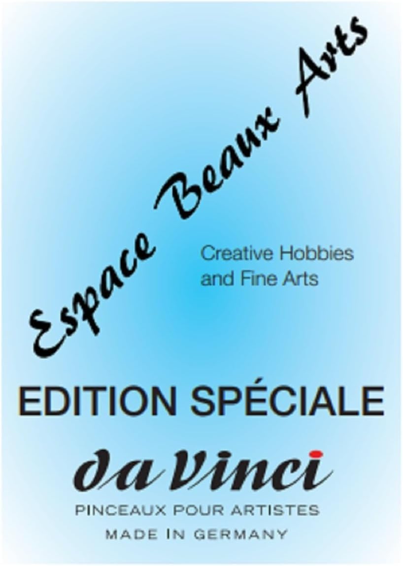 Da Vinci Series 5580 cosmotop Spin - Aquarell-Pinsel-4er Set Synthetik, no. 0, 2, 6, 12 Made in Germ