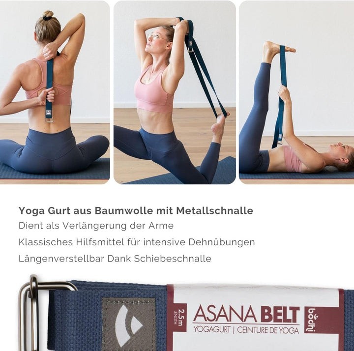 Bodhi Yoga Starter-Set Komplett | Set bestehend aus: 1 Yogamatte aus TPE, 2 Yoga-Bricks aus Eva (Moo
