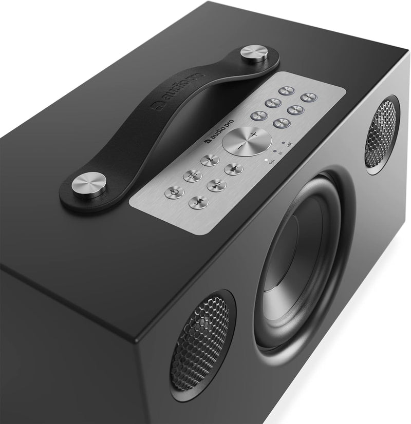 Audio Pro C5 MKII - Tragbarer Multiroom Lautsprecher mit Bluetooth & WiFi - Kabelloser Smart Speaker