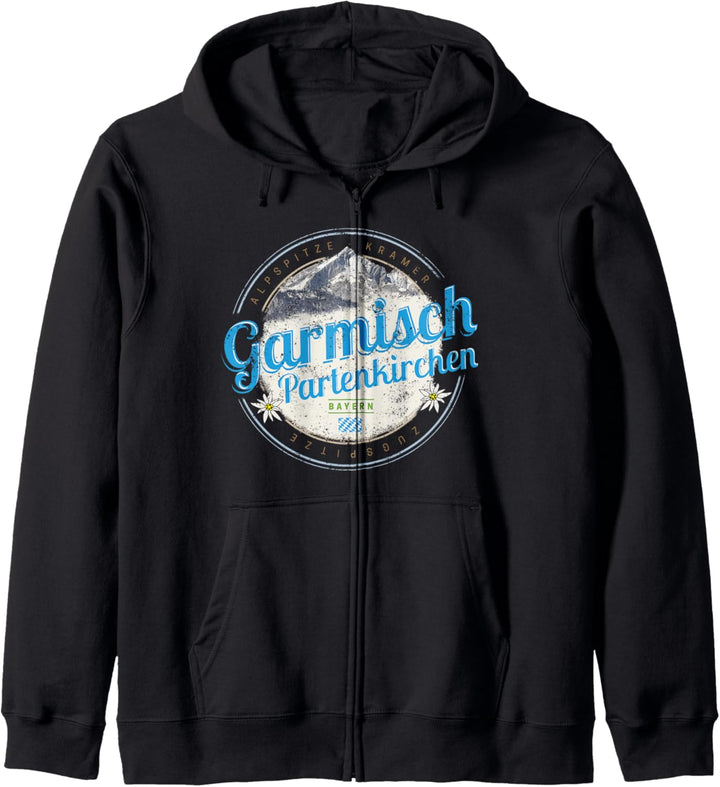 Garmisch Partenkirchen Bayern Alpen Deutschland Souvenir Kapuzenjacke