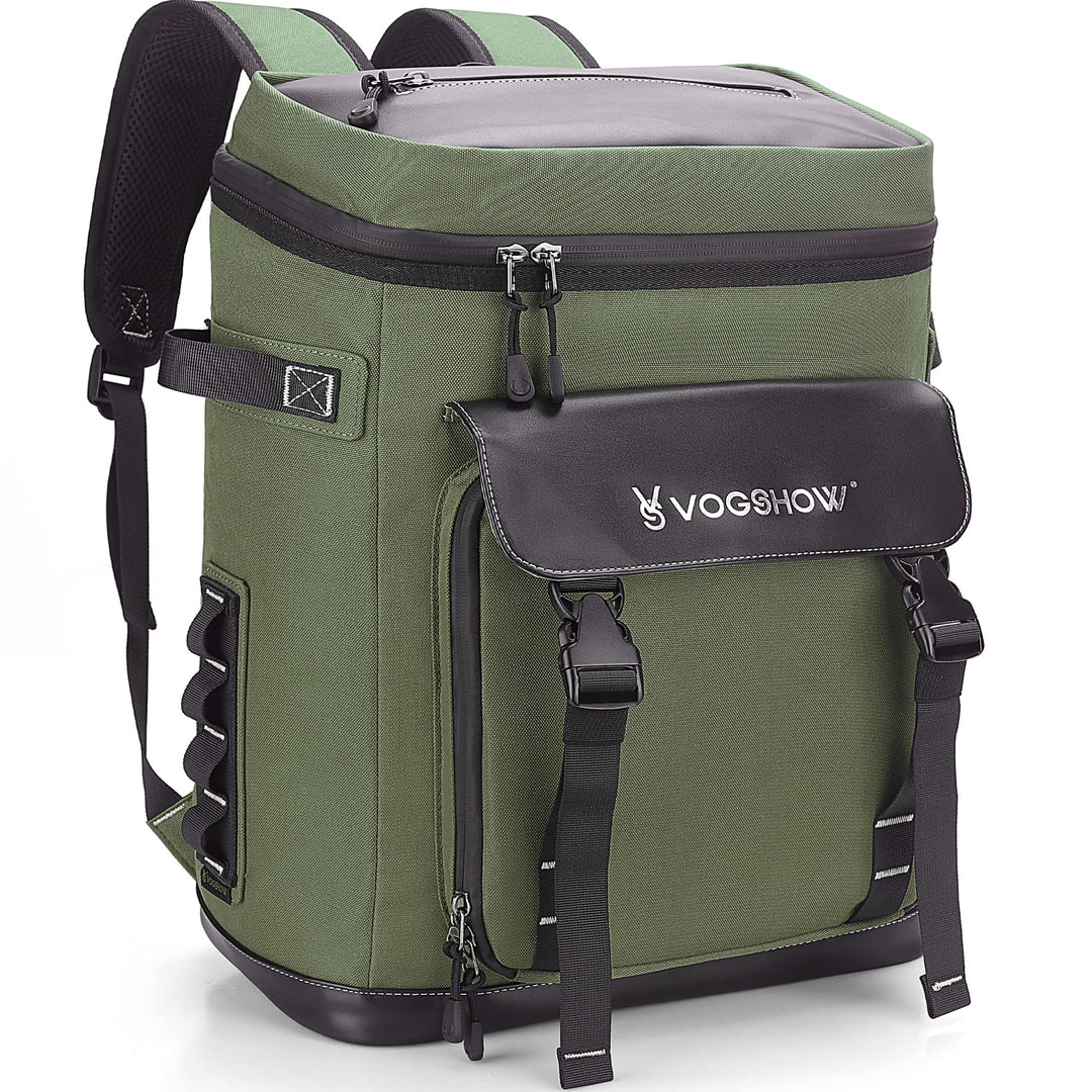 Vogshow Kühlrucksack 30L Kühltasche Gross Kühlbox Wasserdicht Picknickrucksack Auslaufsicher Thermot