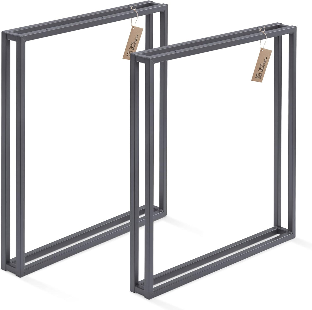 LAMO Manufaktur Tischbeine für Schreibtisch Esstisch, Frame, Vierkantprofil 20x20 mm, Tischgestell 5