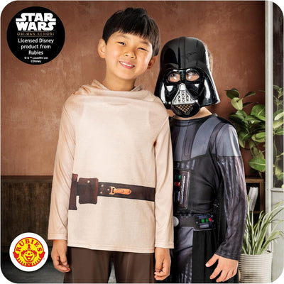 Rubie's 3014807-8 Darth Vader Kenobi Deluxe Kinderkostüm, Jungen, Wie abgebildet, L, L