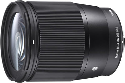 Sigma 16mm F1,4 DC DN Contemporary Objektiv für Sony-E Objektivbajonett & RØDE Wireless GO II Ultrak