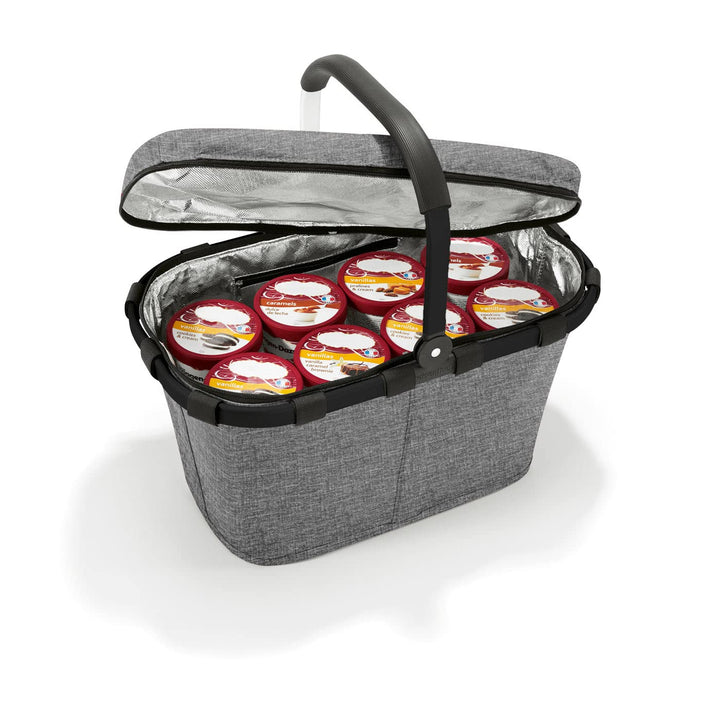 reisenthel thermo carrybag ISO - Einkaufskorb mit Kühlfunktion 29 cm Twist Silver, Twist Silver