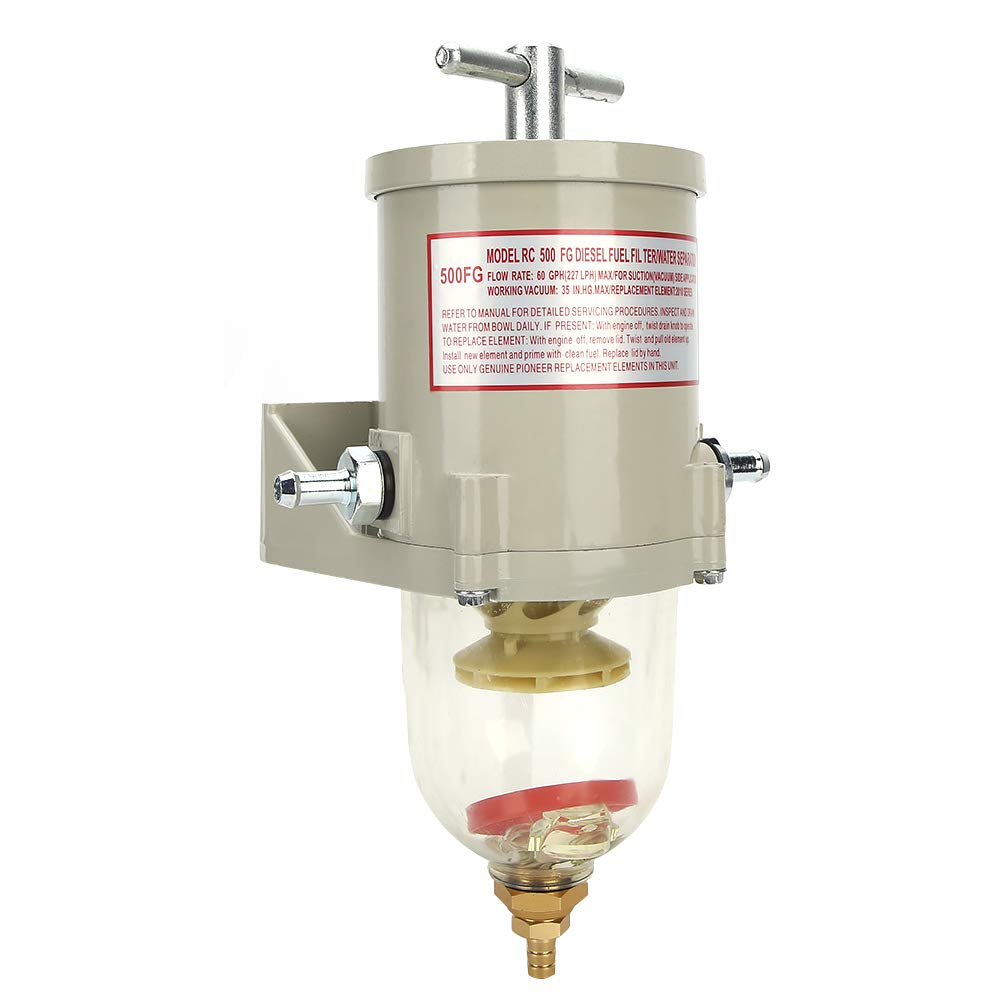 Auto Dieselfilter Kraftstofffilter, 500FG Motor Kraftstofffilter Wasserabscheider mit Schraubendicht