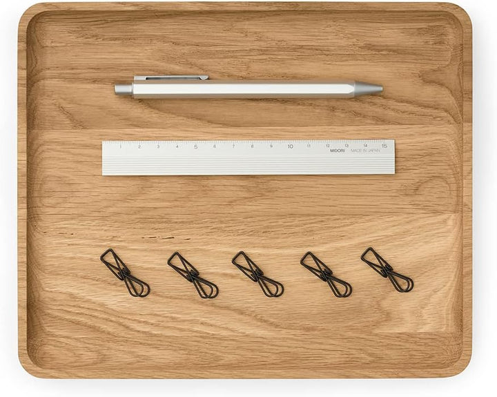 Oakywood Catchall Aufbewahrungs-Schmucktablett – handgefertigter Kosmetik-Zubehör-Tablett-Organizer