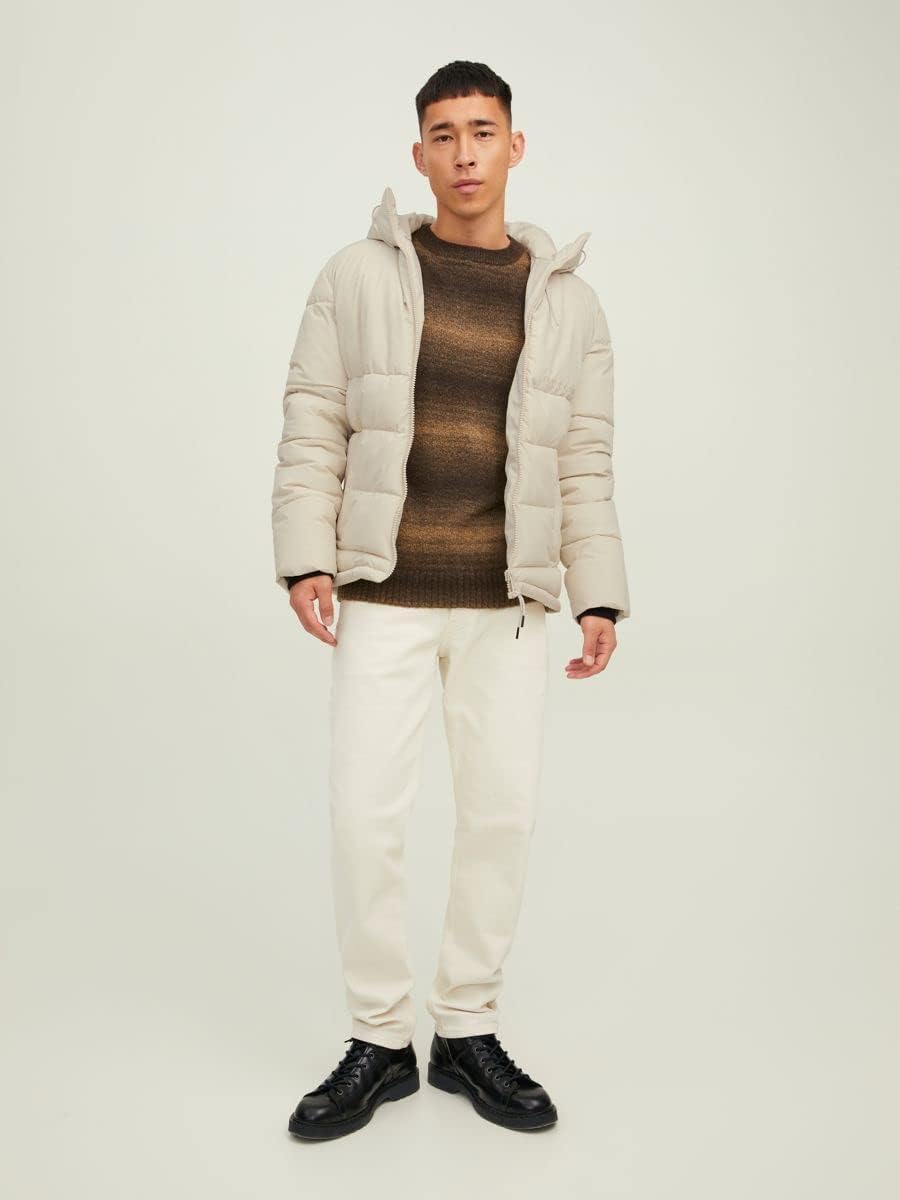 JACK & JONES Herren Jorcopenhagen Puffer Jacket Sn Jacke, Moonbeam