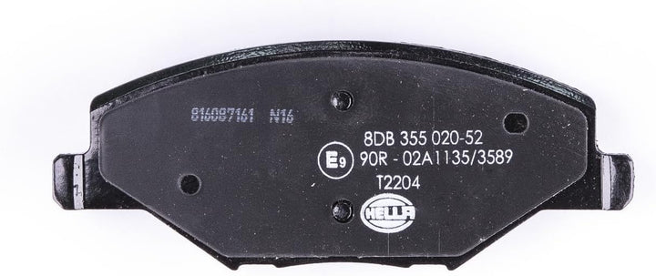 HELLA PAGID 8DB 355 020-521 Bremsbelagsatz - T2204 - Dicke/Stärke: 18mm - Bremssystem: TRW - nicht f