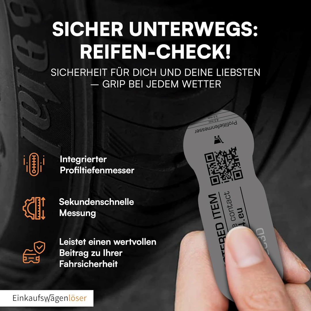 Einkaufswagenlöser Code24 Familie ist der Anker/Schlüsselanhänger Einkaufschip mit Schlüsselfundserv