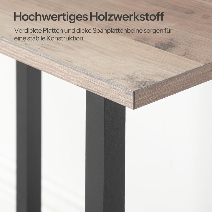 HOOBRO Schmaler Beistelltisch mit 2 Ebenen, Sofatisch mit Ladestation, Nachttisch mit Ablage, Coucht