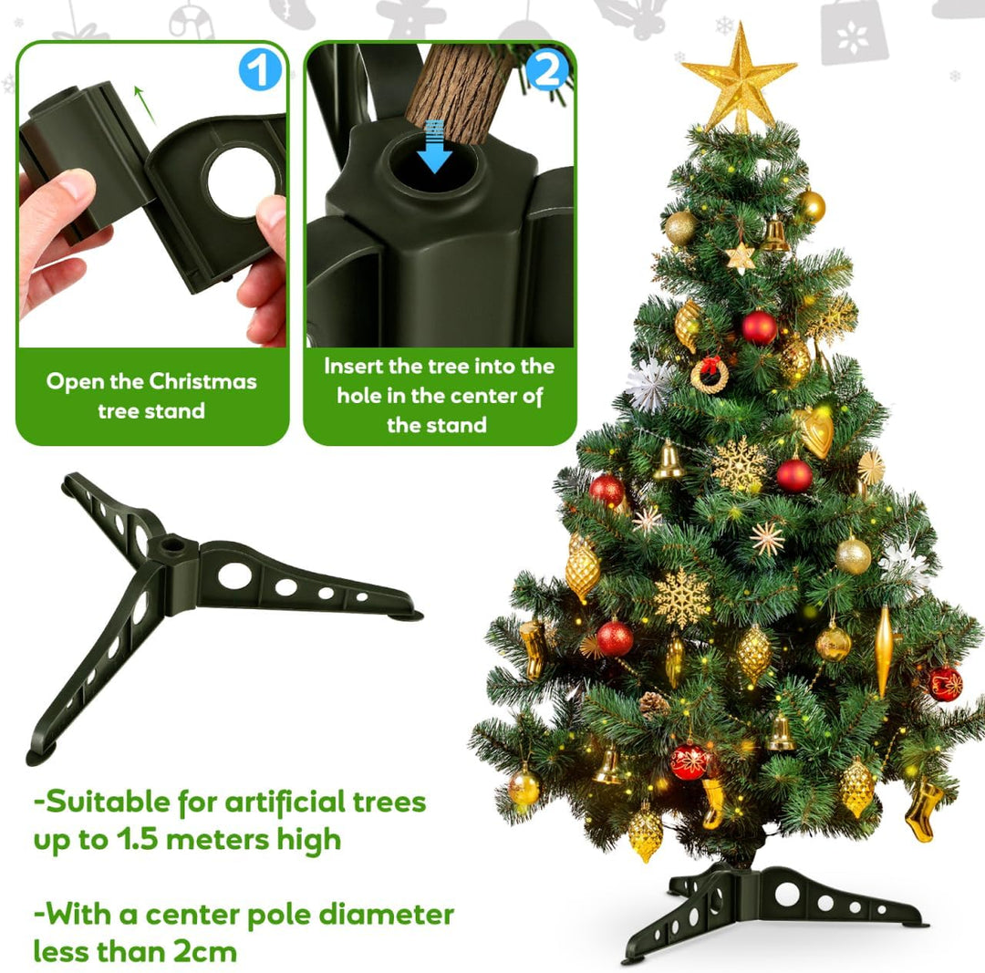 WeihnachtsbaumstäNder FüR KüNstliche BäUme, Praktischer Ständer Einzigartige Halter Fixatoren Befest