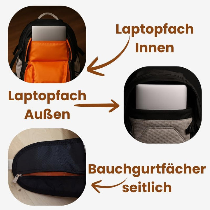 Hunderucksack EasyGo - Bis 11 Kg | Haustier Tragetasche für 2-11kg Hunde und Katzen weich, faltbar |