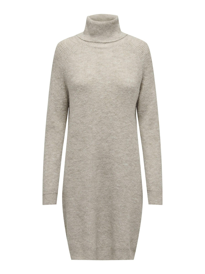 ONLY Female Strickpullover Hoch geschlossen Pullover M Pumice Stone, M Pumice Stone