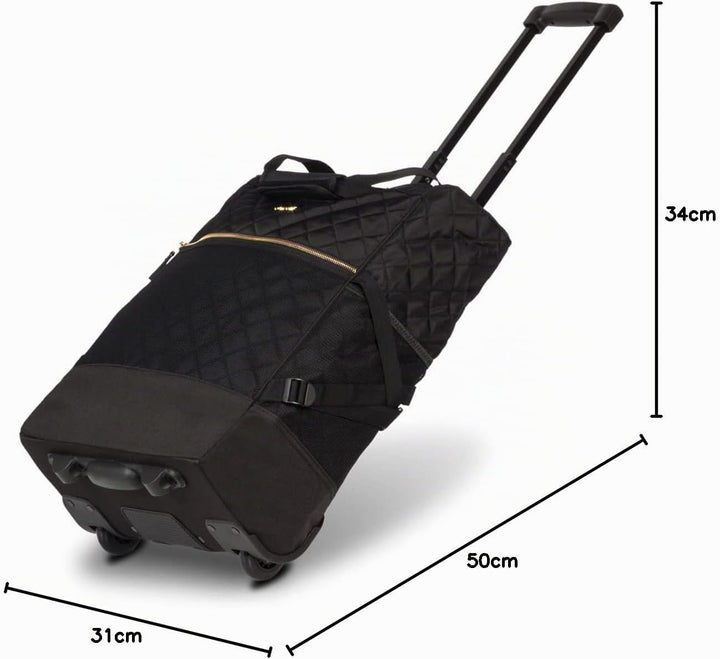 Punta Wheel Classy Einkaufstrolley Einkaufsroller Einkaufswagen Shooping Trolley 10422, Farbe:Schwar