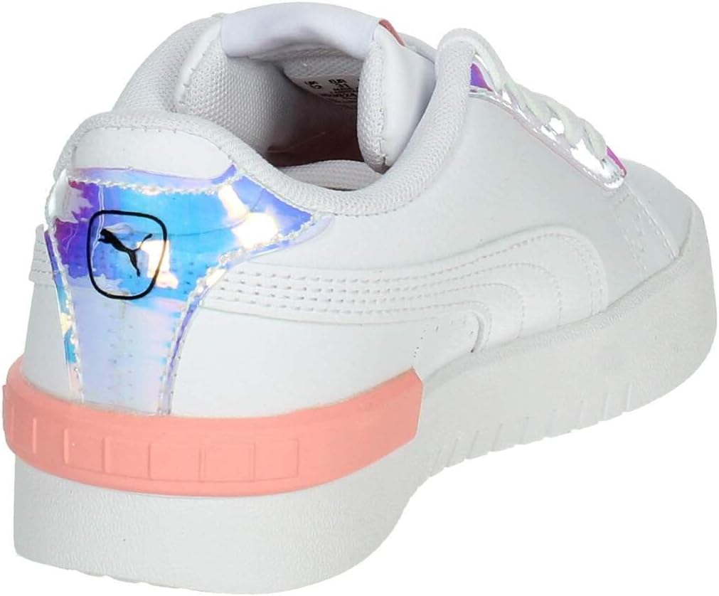 PUMA Mädchen Jada Crystal Wings Ps Sneaker 30.5 EU Puma White Peach Smoothie Puma Black, 30.5 EU Pum