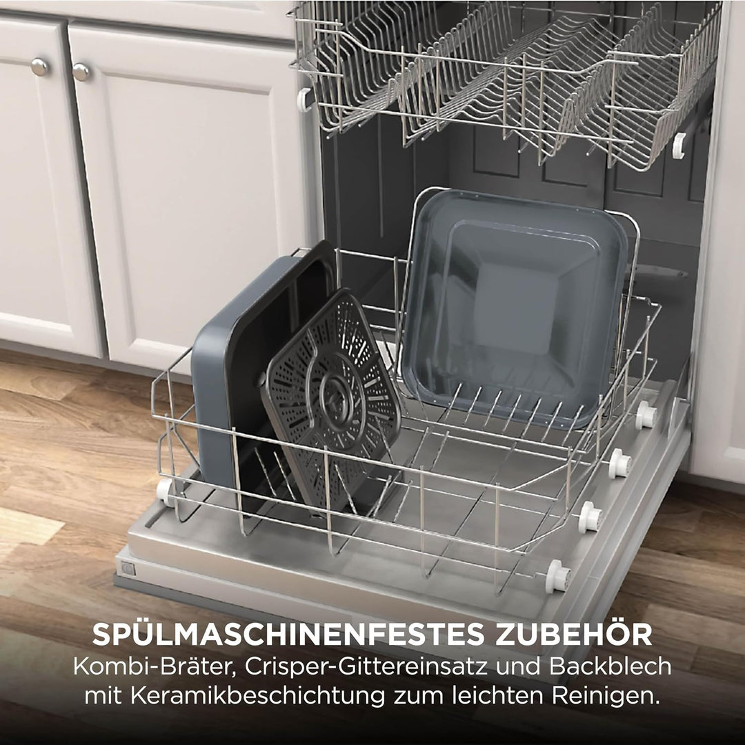 Ninja Combi 12-in-1 Multikocher, Ofen &amp; Heissluftfritteuse, Grau, SFP700EU. | 12 Kochfunktionen, Air