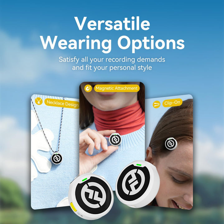 Hollyland Lark M2 Wireless Lavalier Mikrofon für iPhone Lightning MFi-Zertifiziert, 48kHz/24 bit Hi-