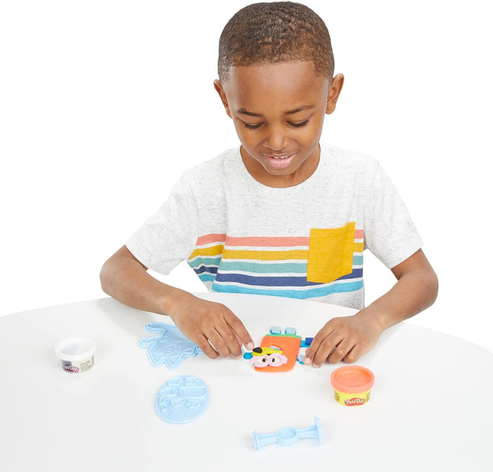 Play-Doh 5010993981359 Kneten mit Bluey mit 11 Dosen, S, Kneten mit Bluey