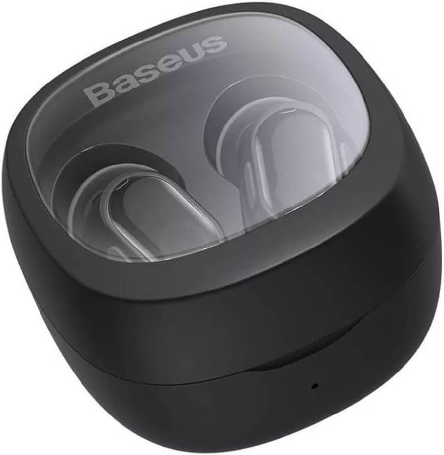 Bezdrátová sluchátka Baseus Bowie WM02 TWS, Bluetooth 5.0 (černá) OS