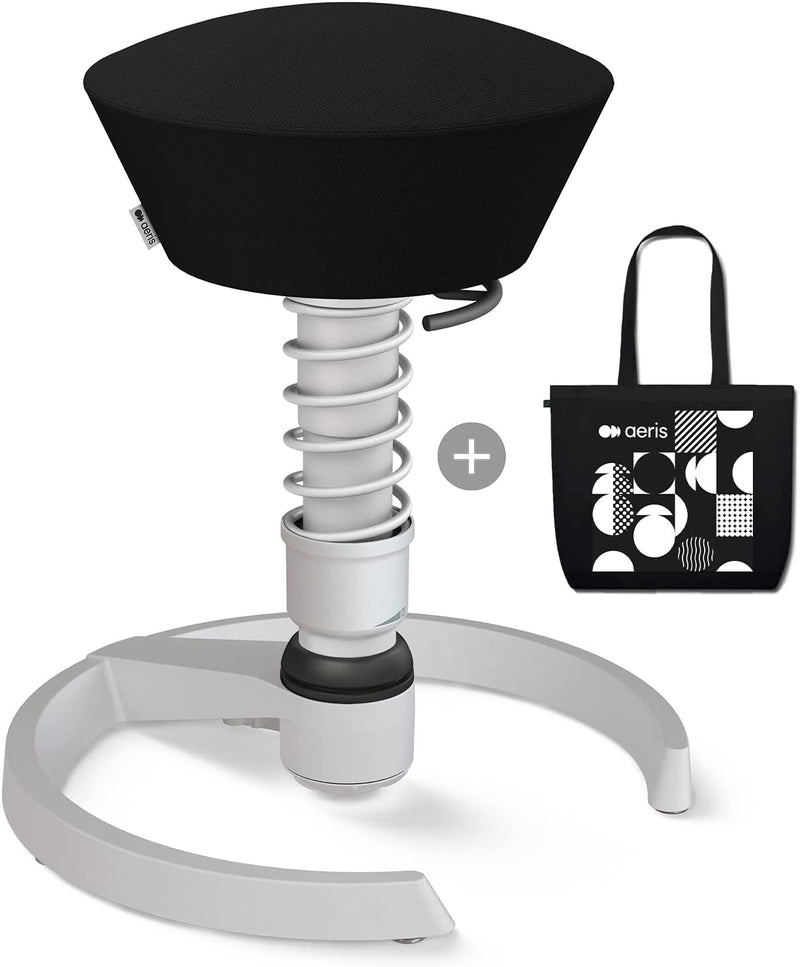 aeris Swopper – Ergonomischer Hocker – Bürohocker höhenverstellbar – Vielseitiger Sitzhocker für ein