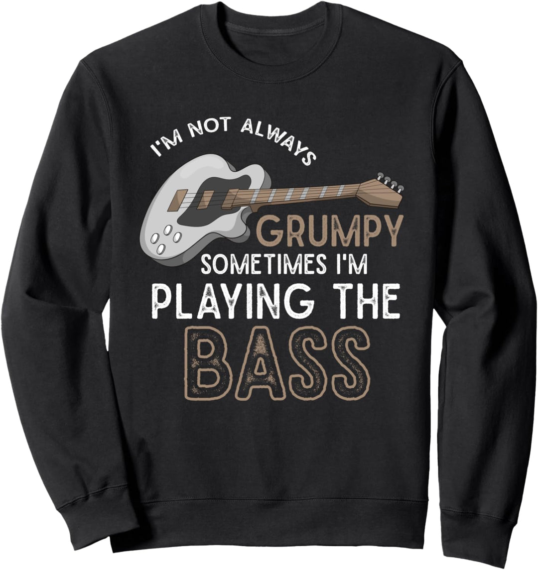 Bass Gitarrist Musiker Bassist Lustiges Bass Gitarre Sweatshirt