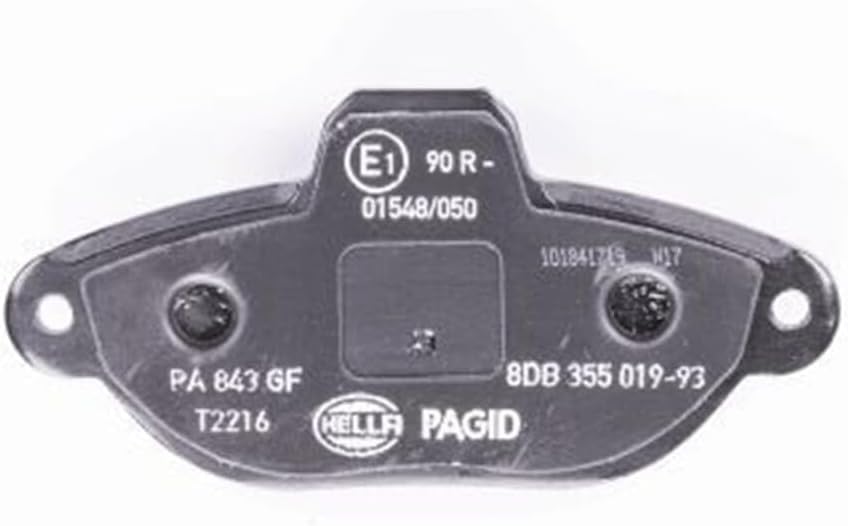 HELLA PAGID 8DB 355 019-931 Bremsbelagsatz - T2216 - Dicke/Stärke: 17mm - Bremssystem: Bendix - inkl